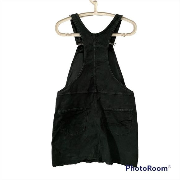 American Eagle Overall Skirt Corduroy with raw hem. - Picture 5 of 8